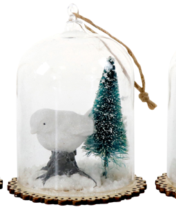2896 GLASSJEWELRY EISVOGEL S/3